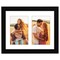 Americanflat 8x10 Double Picture Frame - Displays Two 4x6 Photos or Artwork - Shatter Resistant Glass - Adjustable Hardware for Horizontal or Verticle Display - Includes Easel